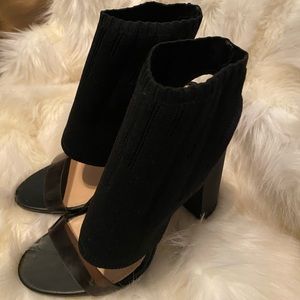 Zara chunky heel bootie